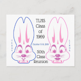 Herdenkingsklasse TLHS van de 50e reünie van 1969 Briefkaart