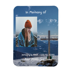 Herdenkingskruis Bergkruisbeeld Magneet