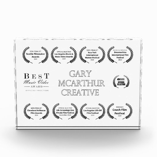 herdenkingslauweren fotoblokken (Voorkant)