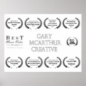 herdenkingslauweren poster (Voorkant)