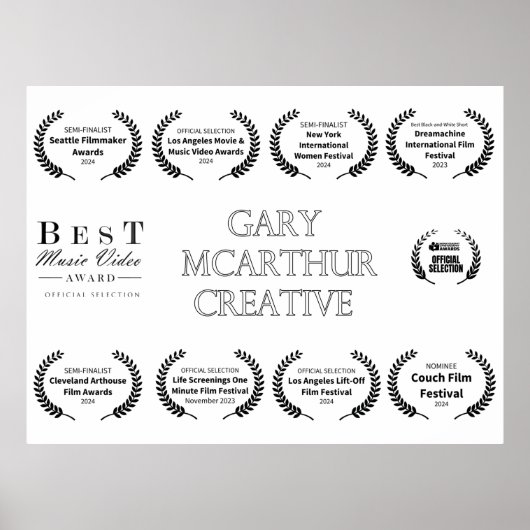 herdenkingslauweren poster (Voorkant)