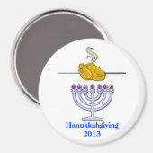 Herdenkingsmagneet Chanoekahgiving Magneet (Voorkant / Achterkant)