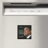 Herdenkingsmagneet van president Obama Magneet (Insitu (Vaatwasser))
