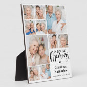 Herdenkingsmoderne liefdevolle herinnering 10 foto fotoplaat (Zijkant)