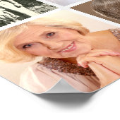 Herdenkingsmonument 18 Foto Collage Altijd in ons  Poster (Hoek)