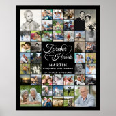 Herdenkingsmonument 42 Foto Collage NOOIT VERGETEN Poster (Voorkant)