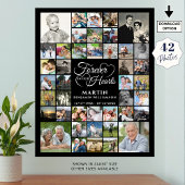 Herdenkingsmonument 42 Foto Collage NOOIT VERGETEN Poster