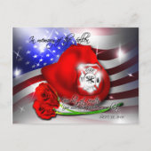 Herdenkingsmonument 9/11 september Briefkaart (Voorkant)