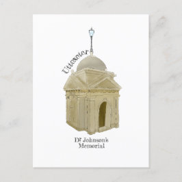 Herdenkingsmonument Dr Johnson in Uttoxeter Briefkaart