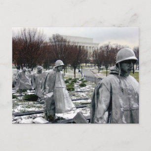 herdenkingsmonument Koreaanse oorlog Briefkaart
