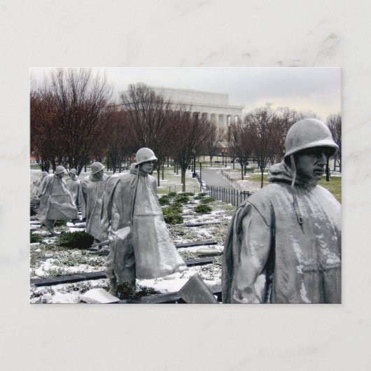 herdenkingsmonument Koreaanse oorlog Briefkaart (Voorkant)