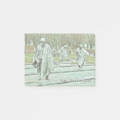 Herdenkingsmonument Koreaanse Oorlogsveteranen Post-it® Notes (Voorkant)