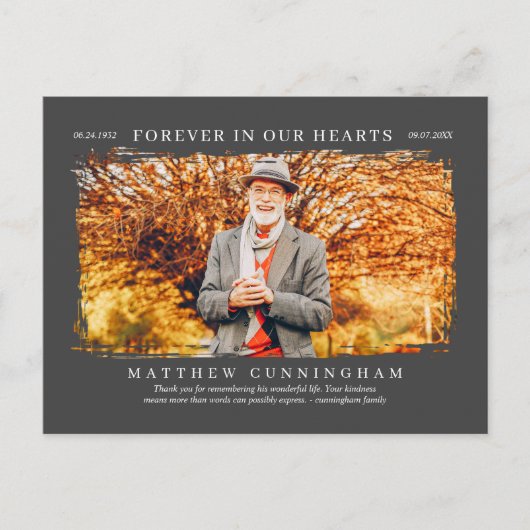 Herdenkingsmonument Modern Eenvoudig Foto voor alt Briefkaart (Voorkant)