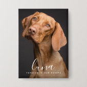 Herdenkingsmonument Pet Photo Button (Voorkant)