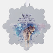 Herdenkingsmonument ter nagedachtenis aan Wolf Ornament Kaart (Voorkant)