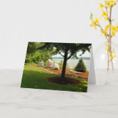 Herdenkingsmonument voor Dan Fogelberg in Summer C Kaart (Gele Bloem)