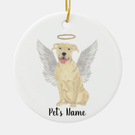 Herdenkingsmonument voor Fawn Tan Pitbull Staffy Keramisch Ornament