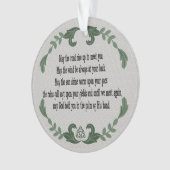 Herdenkingsmonument voor Ierse "Blessing Loving Me Ornament (voorkant)