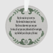 Herdenkingsmonument voor Ierse "Blessing Loving Me Ornament (voorkant)