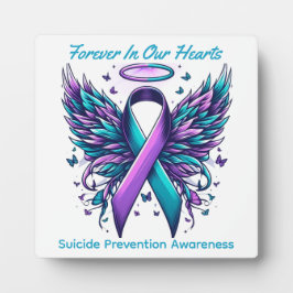 Herdenkingsmonument voor zelfmoordpreventie-advoca fotoplaat