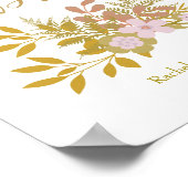 Herdenkingsontwerp Beste modellen in het liefhebbe Poster (Hoek)