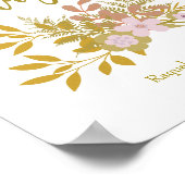 Herdenkingsontwerp Lieve Mensen in het Nederlands Poster (Hoek)