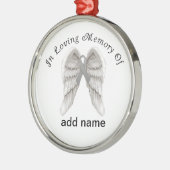 Herdenkingsornament Brain Cancer Metalen Ornament (Links)