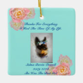 Herdenkingsornament Keramisch Ornament (Voorkant)