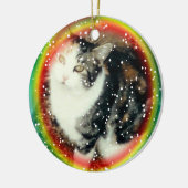 Herdenkingsornament van de regenboogbrug keramisch ornament (Links)