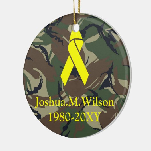 herdenkingsornamenten voor kerst keramisch ornament (Links)