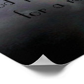 herdenkingspaneel voor regenbooghemel poster (Hoek)