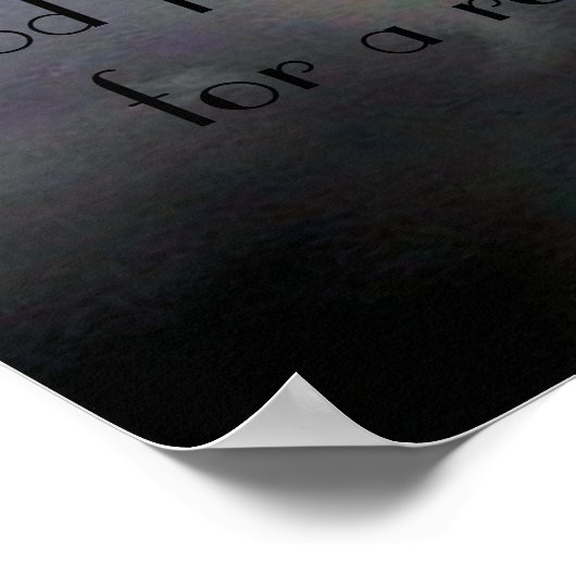 herdenkingspaneel voor regenbooghemel poster (Hoek)