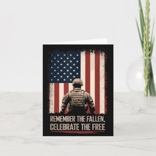 Herdenkingspatriottische vlagontwerp Veterans Day  Kaart