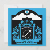 Herdenkingspilot Funeraal Geschenk Kaart (Achterkant)