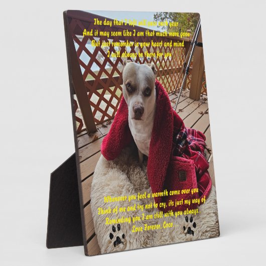 Herdenkingsplaque Fotoplaat (Zijkant)