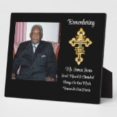 Herdenkingsplaque Fotoplaat (Zijkant)