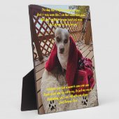 Herdenkingsplaquette Fotoplaat (Zijkant)