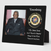 Herdenkingsplaquette van de Tempeliers Fotoplaat (Zijkant)