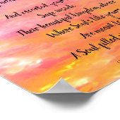 herdenkingspoëzie poster - Hemel werd goud (Hoek)