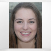 Herdenkingsprogramma rode juwel orchidee drieluik uitnodiging (Binnenkant midden)