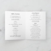 Herdenkingsprogramma ter ere van een geliefde kaart (Binnen)