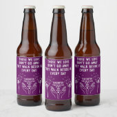 Herdenkingsreceptie Bier Etiket (Flessen)