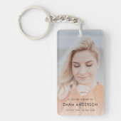 Herdenkingssleutelhanger | Aandenken Geschenk Sleutelhanger (Voorkant)