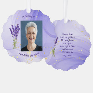 Herdenkingssouvenir Lavendel Tuin Bloem Ornament Kaart