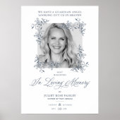 Herdenkingstafel Trouwfoto Herinnering aan dierbar Poster (Voorkant)