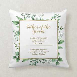 Herdenkingsvader van de Groom Groomsman Custom Kussen