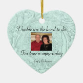 Herdenkingsversiering Keramisch Ornament (Voorkant)