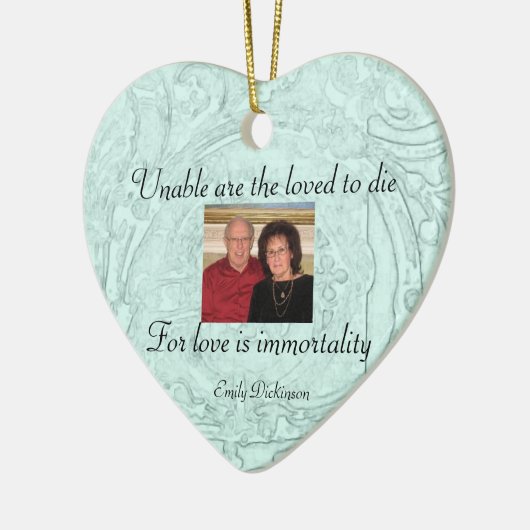 Herdenkingsversiering Keramisch Ornament (Links)