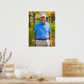 Herdenkingsviering Foto Downloadbare Uitvaart Poster (Keuken)