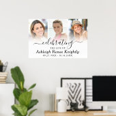 Herdenkingsviering Levensherdenking 3 Foto Banner Poster (Thuiskantoor)